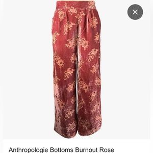 Hutch for Anthropologie Wide Leg Velvet Trousers XS